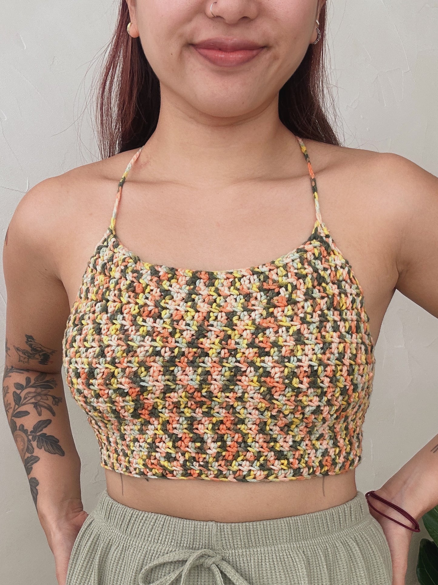 Golden Hour Lace Up Top