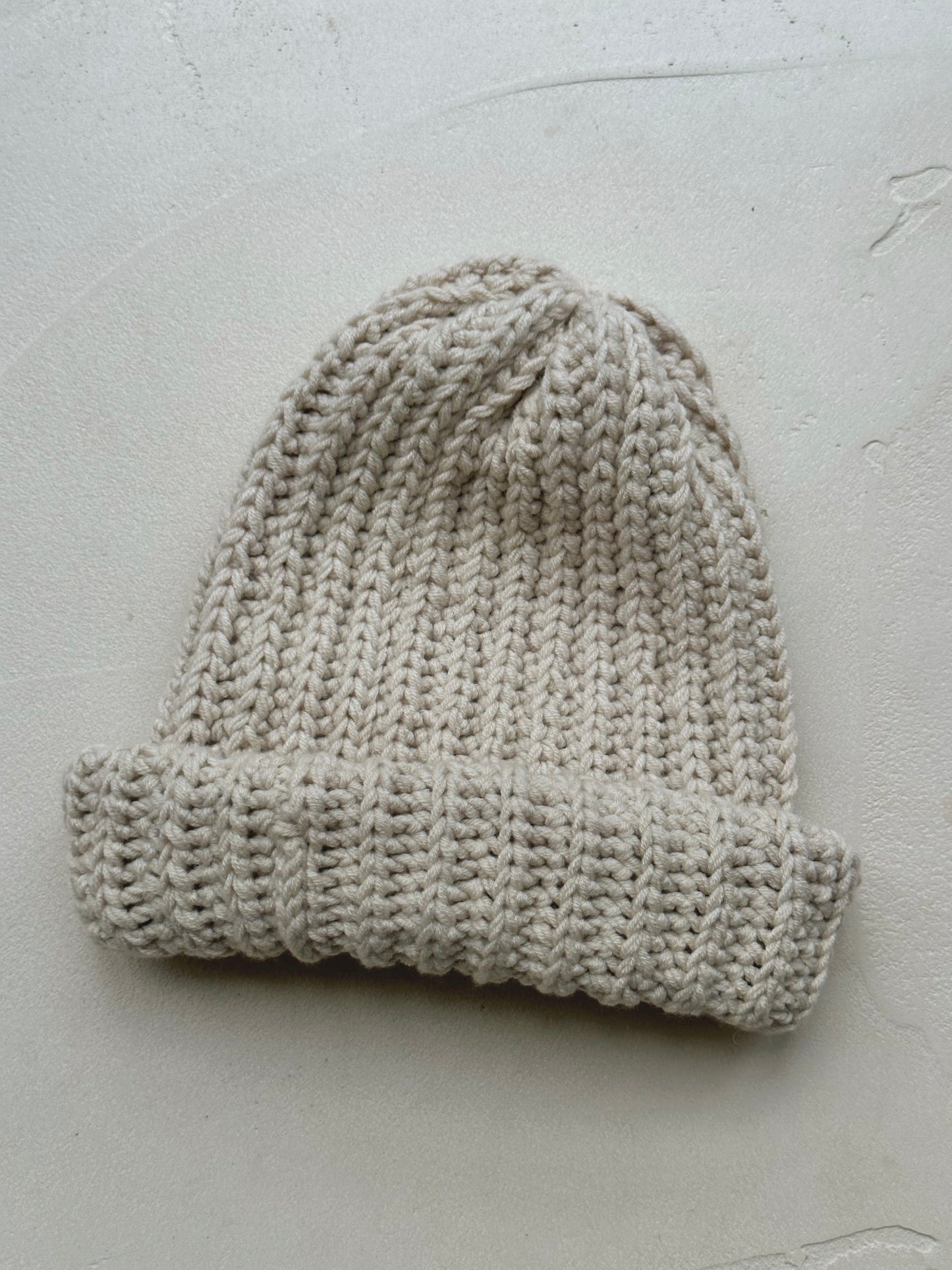 Cream Beanie