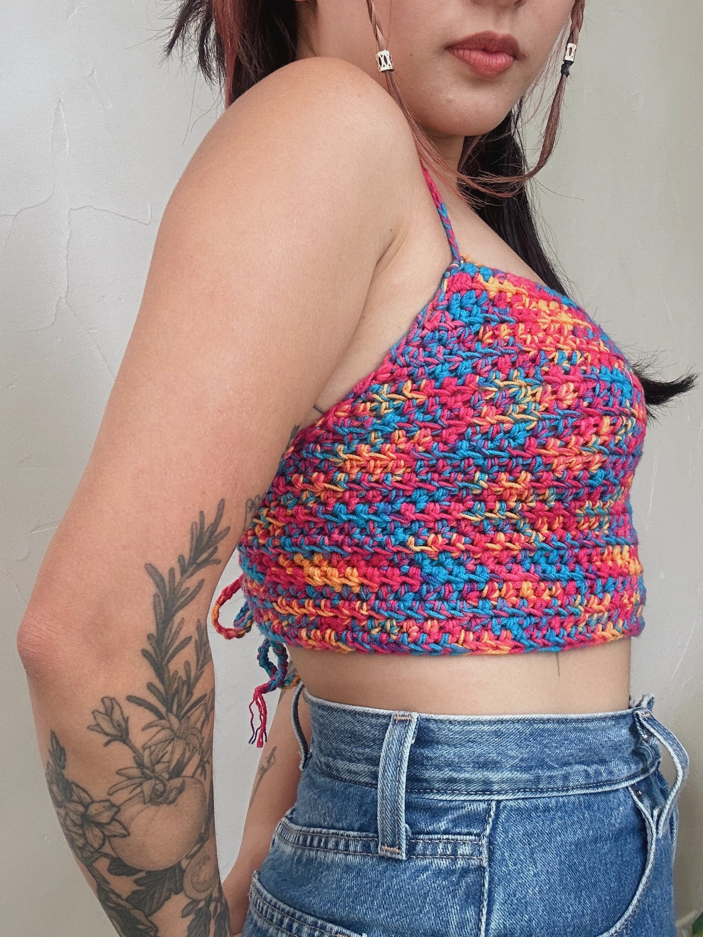 Paddle Pop Lace Up Top