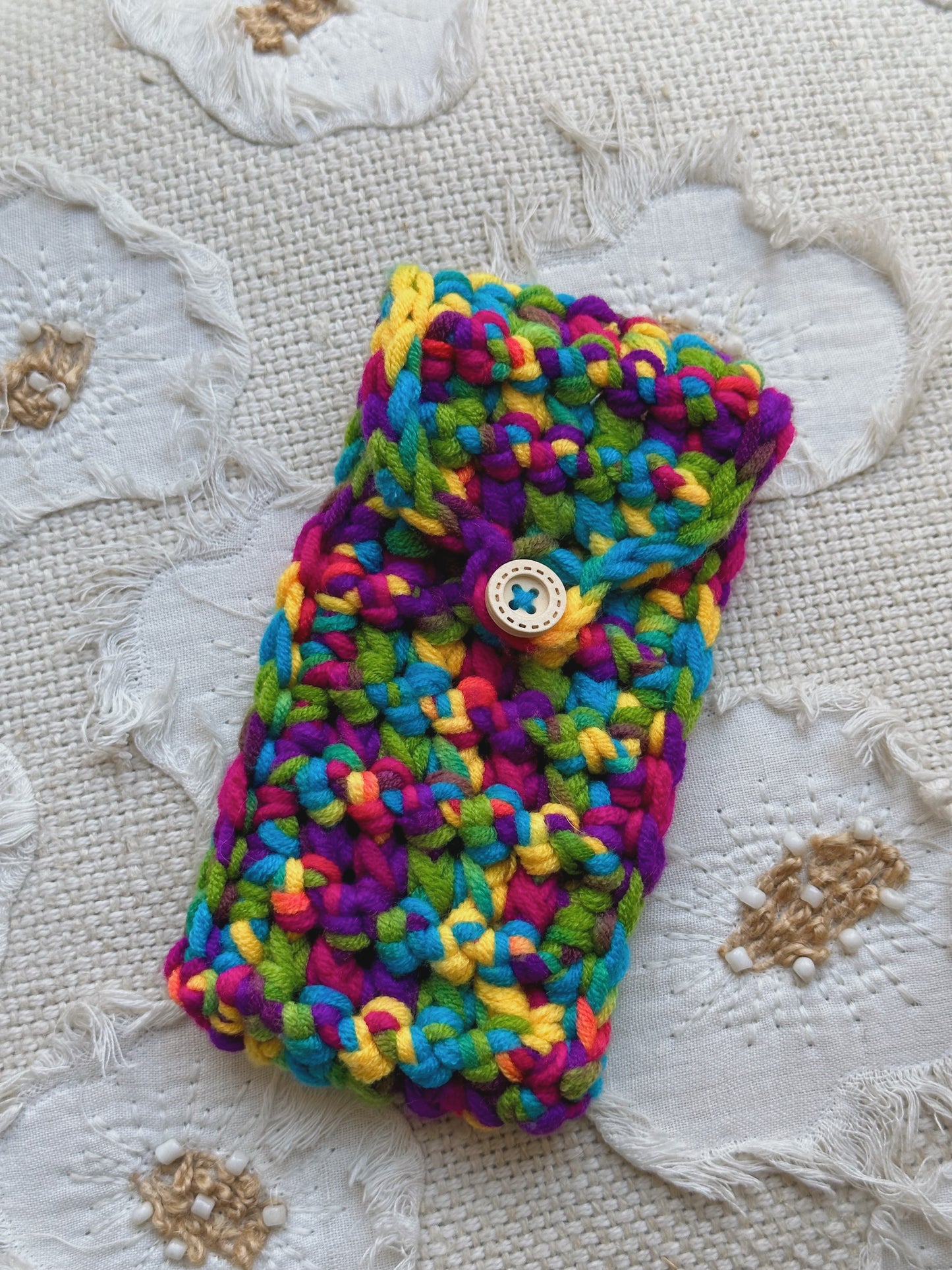 Funky Rainbow Sunglass Pouch