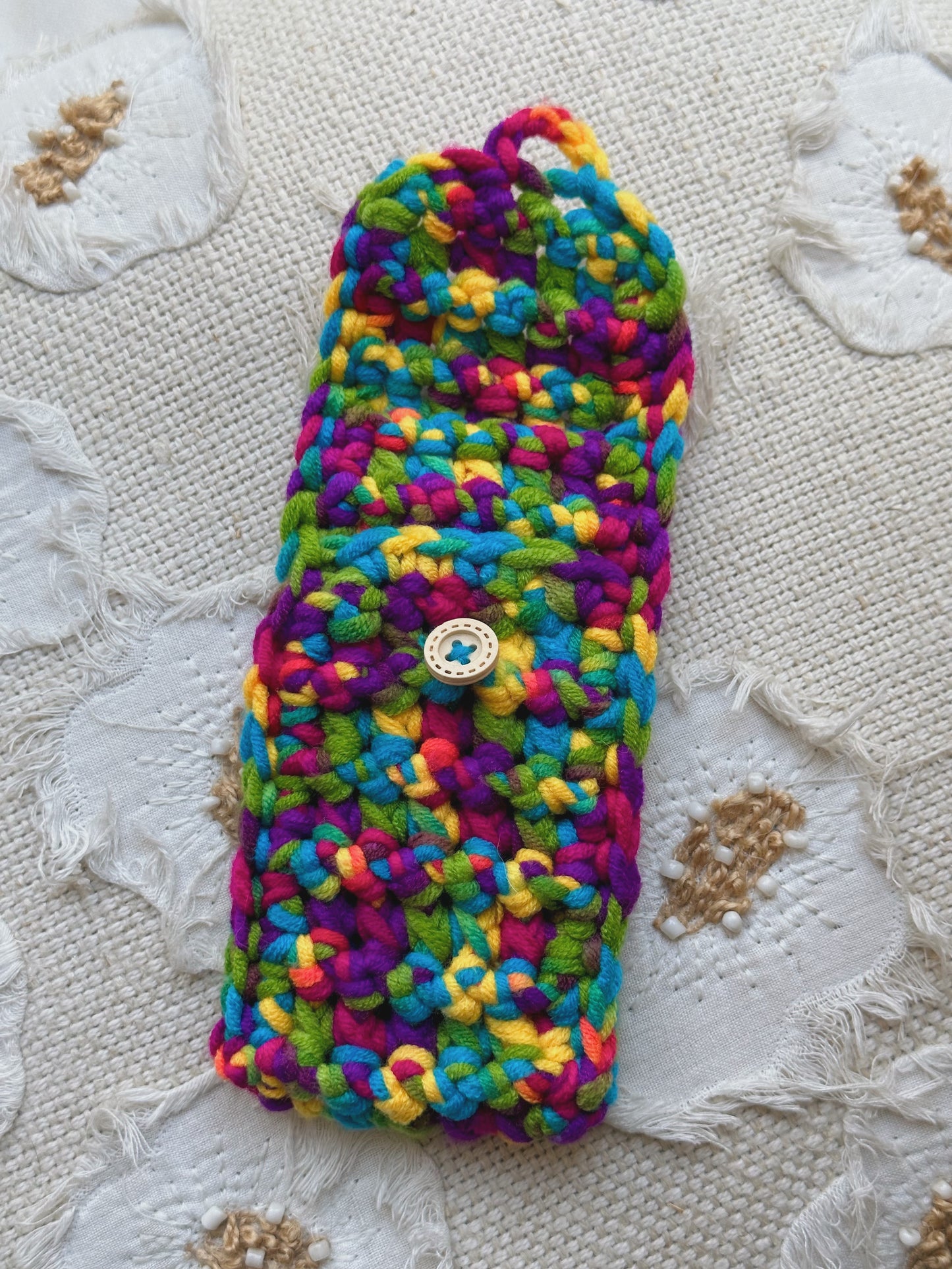 Funky Rainbow Sunglass Pouch