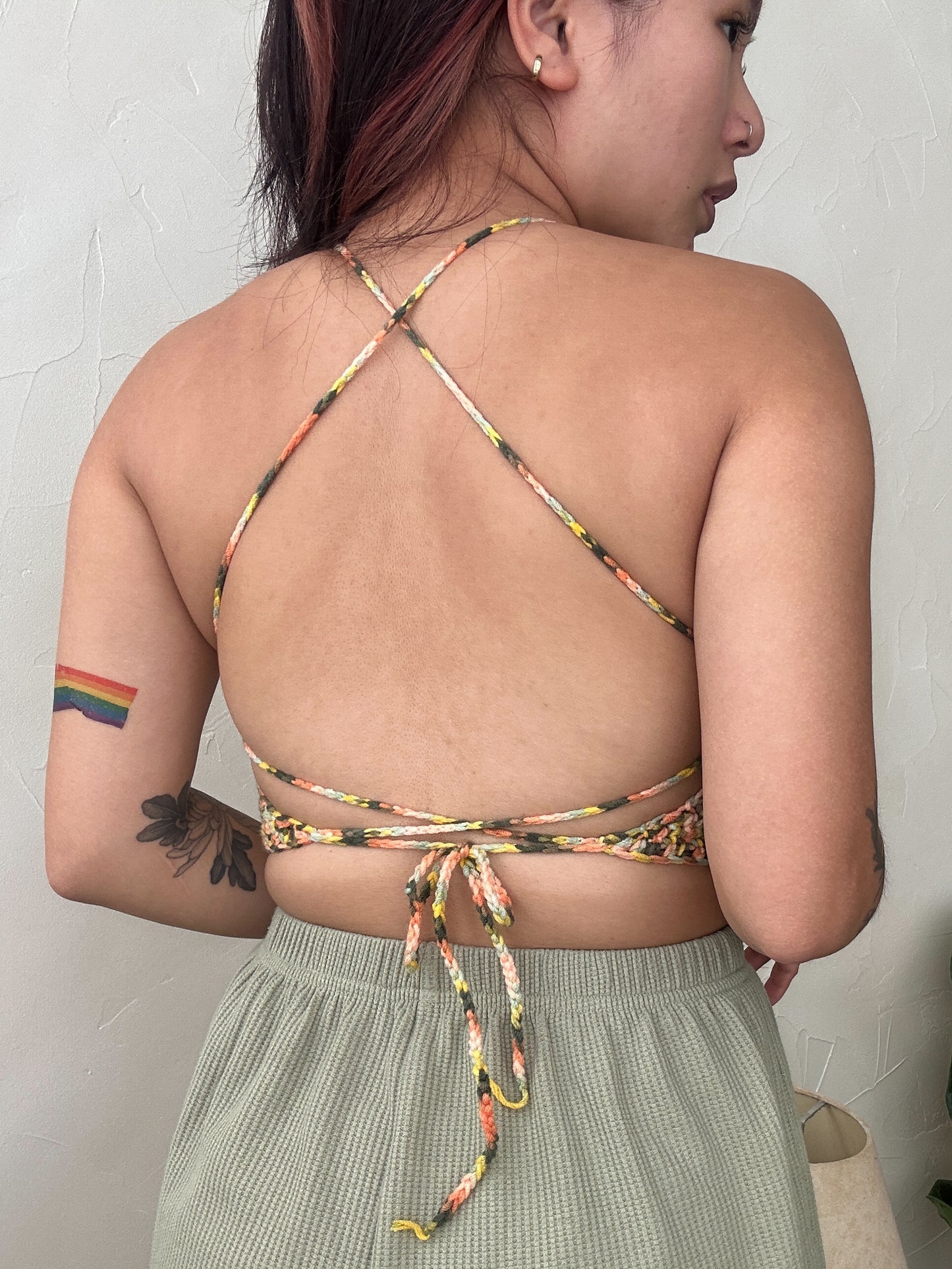 Golden Hour Lace Up Top