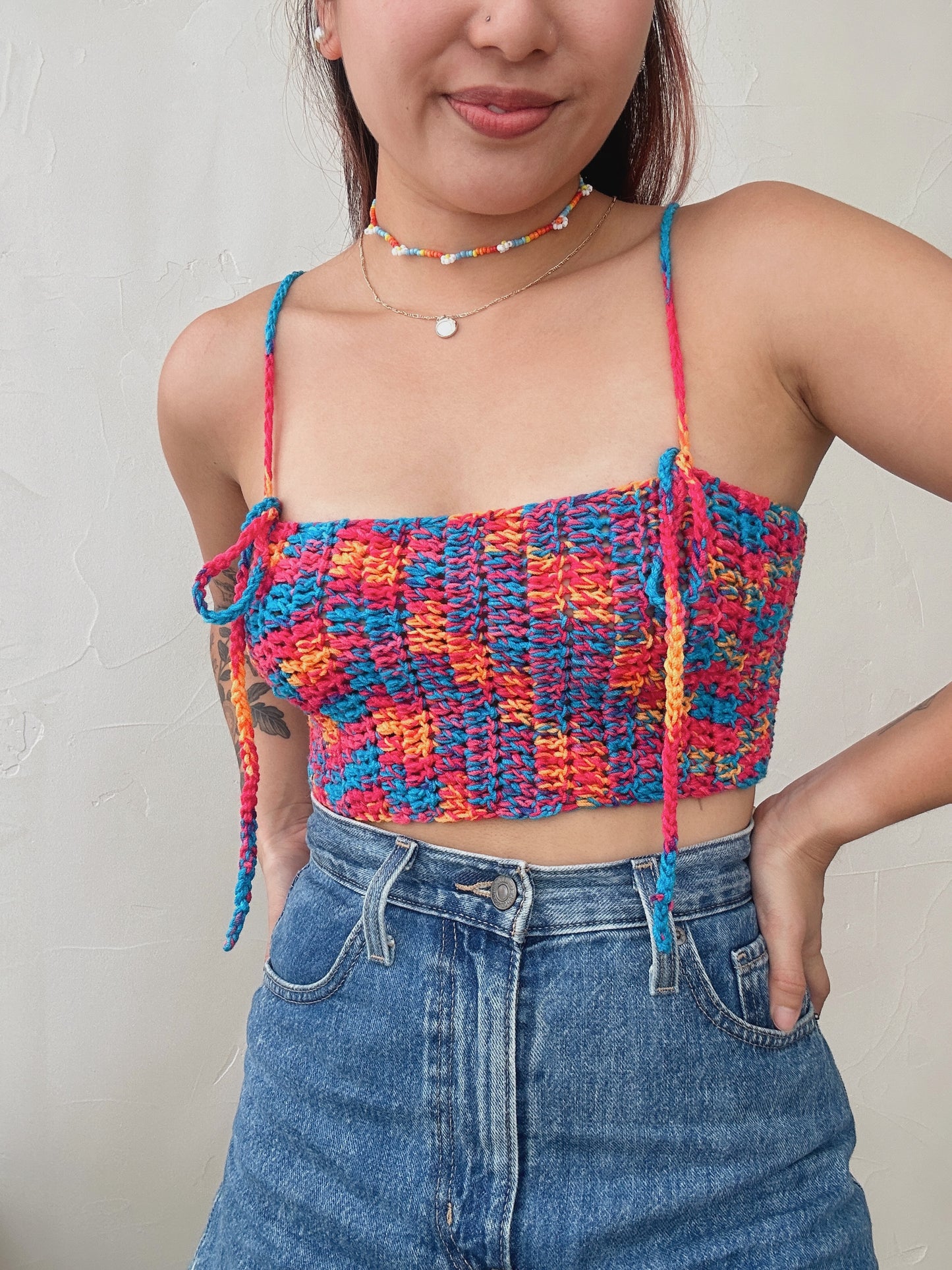 Lucky 8 Paddle Pop Crop Top