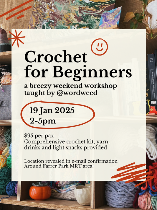 Crochet for Beginners Workshop (Jan)