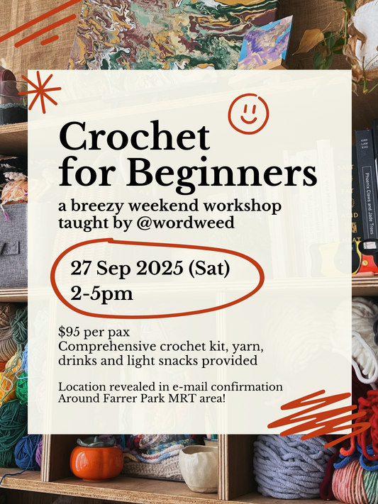 Crochet for Beginners Workshop (Sep)